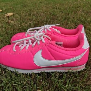 Pink Nike Cortez